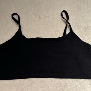 Black crop top